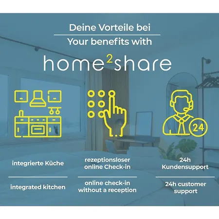 In The Center I Private Parking I Home2share Apartment Dortmund